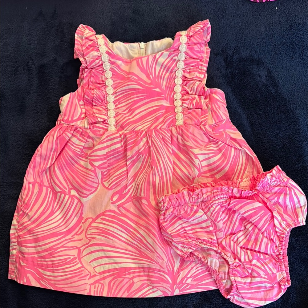 Lilly Pulitzer Baby Dress Set